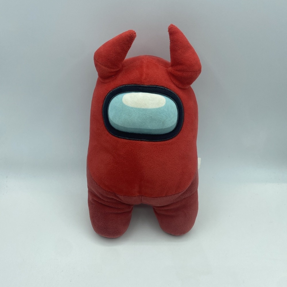 Among Us Plush Devil Horns Red Crewmate 10 Inch Gaming Toy